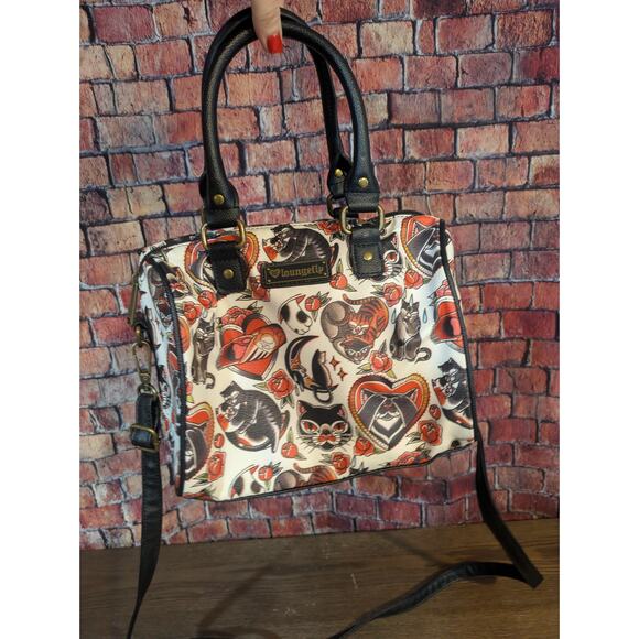 NWOT Loungefly Tattoo Cat Crossbody Purse - Picture 7 of 7